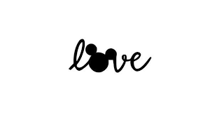 Mickey Mouse Love Signature Iron On Vinyl Decal Heat Etsy Vinyl Adhesive Vinyl Mickey Mouse