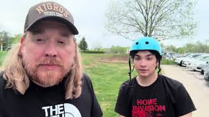 Guy Takes Helmet Off and Hits Head