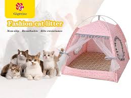 Amazon.com : Gigreinc Cat Princess Indoor Tent House Pet Dog Cute Floral  Cave Nest Bed Portable Dog Tents (M:38x38x36cm/15x15x14inch, Floral Pink) :  Pet Supplies