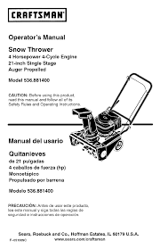 Puestas así las cosas, parecería que las construcciones con regla y compás son un simple «juego», más que una disciplina científica seria. Craftsman 536881400 User Manual Snow Thrower Manuals And Guides L0522413