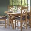 Geo trestle dining table set 04. 1