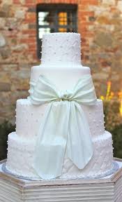 Wedding Cakes With Bows Painted Wedding Cake Retro Wedding Cakes Green Wedding Cake