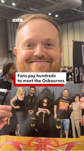 Fans paid £666 for a meet and greet with the Osbournes that included a  photo opportunity and autographs. For those happy to pay, it was a "once in  a lifetime" thing.