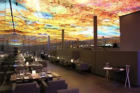 Backlit Ceiling By Pipilotti Rist French Architect Jean Nouvel At The Sofitel Vienna Stephansdom Hotel Exterior Interior Display Contemporary House Design