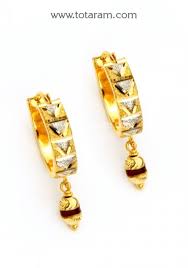 Gold Hoop Earrings Ear Bali In 22k Gold Totaram Jewelers Buy Indian Gold Jewelry 18k Dia Modern Silver Jewelry Gold Jewelry Stores Most Expensive Jewelry