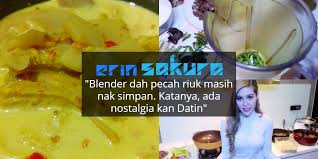 Bahan bahan yang digunakan seperti bawang merah, bawang putih, kunyit jahe, lengkuas, dan bahan bumbu lainnya. Share Resepi Masak Lemak Cili Api Tapi Blender Eina Azman Pula Curi Perhatian Erin Sakura