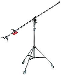 Manfrotto 025bs Super Boom Arm With 008bu Stand Black Full Compass Systems