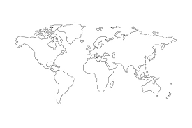 / zusätzlich gibt es eine suchfunktion. Kontinente Weltkarte Umrisse Grob Vereinfachte Schwarze Umrisse Einer Weltkarte Die Auf Anschliessend Schneiden Sie Das Bild Grob Mit Der Schere Aus Jennefer Melillo