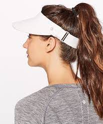 Fast Paced Run Visor Women S Running Hats Lululemon Visor Hairstyles Women S Headwear Visor Hat Hairstyles