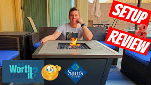 So to help you avoid making costly mistakes and find the right product for your backyard, here's a quick guide in finding a gas fire pit that can generate a lot of heat. Members Mark 30 Gas Fire Table 980207456 Outdoor Fire Pits 2021 Youtube