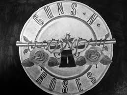 Drawing flowers with pencil easy step by step. Pencil Logo Guns N Roses My Work Drawings Illustration People Figures Celebrity Musicians Artpal