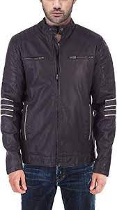 The Perfect X Ray Mens Pu Leather Motorcycle Jacket Contrast Piping Faux Leather Two Tone Jacket In 2020 Mens Jackets Men S Coats And Jackets Leather Motorcycle Jacket