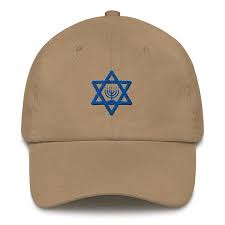 Embroidered Star Of David Menorah Cap Jewish Symbols Cap Symbol Of Judaism Embroidery Gift For Him Or For Her Star Of David Embroidered Stars Embroidered Cap