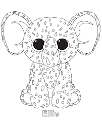 Beanie Boo Coloring Pages Only For Free Adults Kids Slavyanka