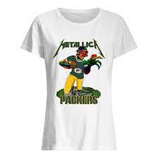 Monster Metallica Green Bay Packers Shirt Kingteeshop