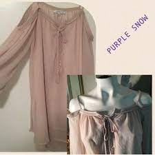 Anthropologie Dresses Purple Snow Dress Poshmark