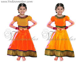 Buy Online Childrens Costume South Indian Pavada Pavadai Chatta Chattai Skirt Blouse Costumes Indian Fancy Dress Fancy Dress Costumes Childrens Costumes