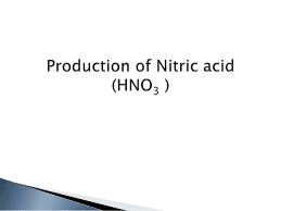 hno3 manufacturing with process flow diagram