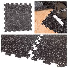Rubber gym flooring and mats are one of the most durable types of gym flooring available. Interlocking Rubber Floor Tiles 23 X23 8mm 5 16 Gym Flooring