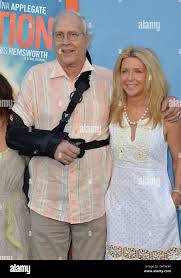 Veteran Actor Chevy Chase Holds Hands With His Wife Jayni Chase As They  Walk Around The Grove Shopping Center Where Chevy Joined The American Tv  Show 