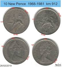 Its currency code is inr. 10 New Pence Elizabeth Ii 2nd Portrait United Kingdom Numista