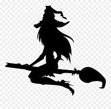 Spooky dark magic forest background. Happy Halloween Witch Clipart 1753470 Pinclipart