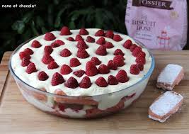 Tiramisu Aux Framboises Et Biscuits Roses De Reims Nana Et Chocolat Tiramisu Framboise Biscuit Rose De Reims Biscuits Roses