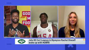Fantasy football start your season today! New York Jets De Carl Lawson And Olympian Rachel Dincoff Discuss Upcoming Olympic Games And 21 Football Season