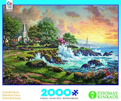 Thomas kinkade tangled puzzle 2000. Thomas Kinkade Puzzles A Must Have For Fans Of The Painter Of Light