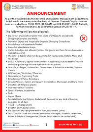 We did not find results for: Greater Chennai Corporation On Twitter Here S The Full Lockdown Guidelines Announced By Tamil Nadu Government From 10 05 2021 To 24 05 2021 Stay Indoors Mask Up Stay Safe Gcc Covid19chennai Chennaicorporation Lockdown Https T Co W4kixnrnv6