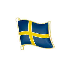 Hswms tre kronor was a cruiser of the royal swedish navy built during the second world war. Sweden Flag Enamel Pin