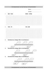 Daher ist es sehr wichtig dies oft zu üben. Mathematik Arbeitsmaterialien Dezimalbruche 4teachers De