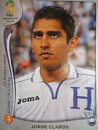 Panini 401 Jorge Claros Honduras FIFA WM 2014 Brasilien