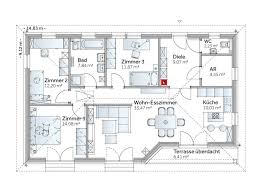 Bungalow grundrisse von 100 bis 110qm. Bungalow Mit Individuellem Bungalow Grundriss Gestalten Vario Haus Fertigteilhauser