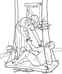 What could be more significant and meaningful than jesus' honoring the faith of a paralytic, as well as the faith of the four friends who brought the man to him? Coloring Page Religion Coloring Pages 3