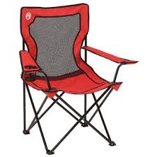 Amazon Com Coleman Broadband Quad Chair With Mesh Back And Seat Sports Outdoors Camping Chair Camping Chairs Folding Chair