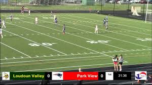 Young woman kicks football while playing with friends. Soccer Girls Loudoun Valley Vs Park View 050219 Youtube