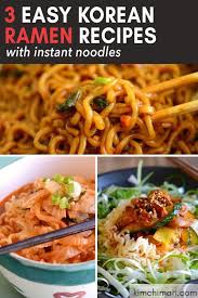 3 Easy Korean Ramen Recipes Recipe Ramen Recipes Recipes Ramen Noodle Recipes Easy