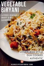 Biryani Recipe Hyderabadi Veg Dum Biryani Dassana S Veg Recipes In 2020 Veg Biryani Biryani Recipe Vegetable Biryani Recipe