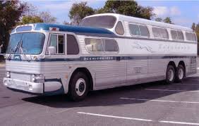 Image result for Silver 1990 Greyhound Bus