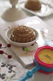 厨苑食谱 白咖啡芝士燕菜月饼 white coffee cheese jelly mooncake moon cake jelly white coffee