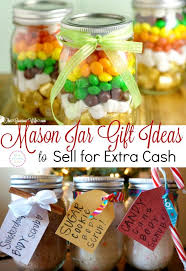 13 Mason Jar Crafts To Make Sell For Extra Cash Money Making Crafts Christmas Crafts To Sell Mason Jar Gifts