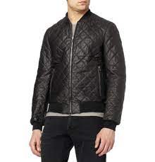 Gucci Quilted Leather Bomber Jacket Details Gabetumblr Leather Bomber Jacket Jackets Leather Bomber