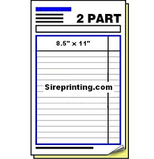2 Part Carbonless Forms Printing In 2 Part Carbonless Paper Forms There Are Two Parts Of Carbonless Papers First Part Is The Orgi Printed Paper Prints Paper