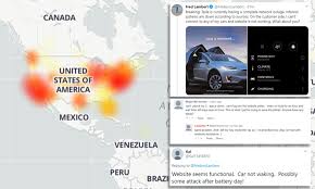 Having a roadside plan can even reduce your car insurance rates. Tesla Hit With Complete Network Outage Leaving Drivers Unable To Connect To Cars Using Mobile App Daily Mail Online