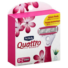 Choose from contactless same day delivery, drive up and more. Schick Quattro For Women With Aloe Refill Value Pack 10 Ct Pick N Save