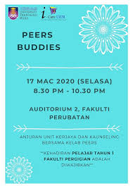 Universiti teknologi mara, sungai buloh campus, selangor branch, 47000 jalan hospital, sungai buloh, selangor, malaysia. Peers Buddies Uitm Cawangan Selangor Kampus Sungai Buloh