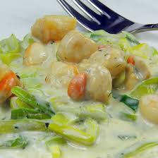 Coquilles St Jacques Sur Lit De Poireaux Recette St Jacques Sur Lit De Poireaux Noix De St Jacques Coquille St Jacques Et Poireaux