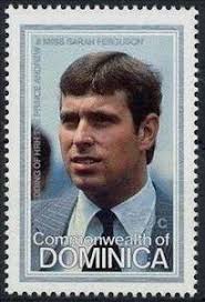 Stamp: Prince Andrew (Dominica 1986)