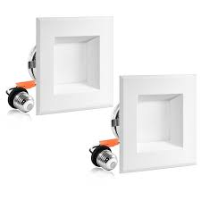 Submit your data by selecting calculate to display the suggested number of fixtures. Luxrite 4 Incluxrite 4 Inch Square Led Recessed Lights Dimmable 10w 60w 3000k Soft White 650 Lumens Retrofit Led Can Lights Energy Star Ul Listed Damp Rated 2 Pack Walmart Com Walmart Com